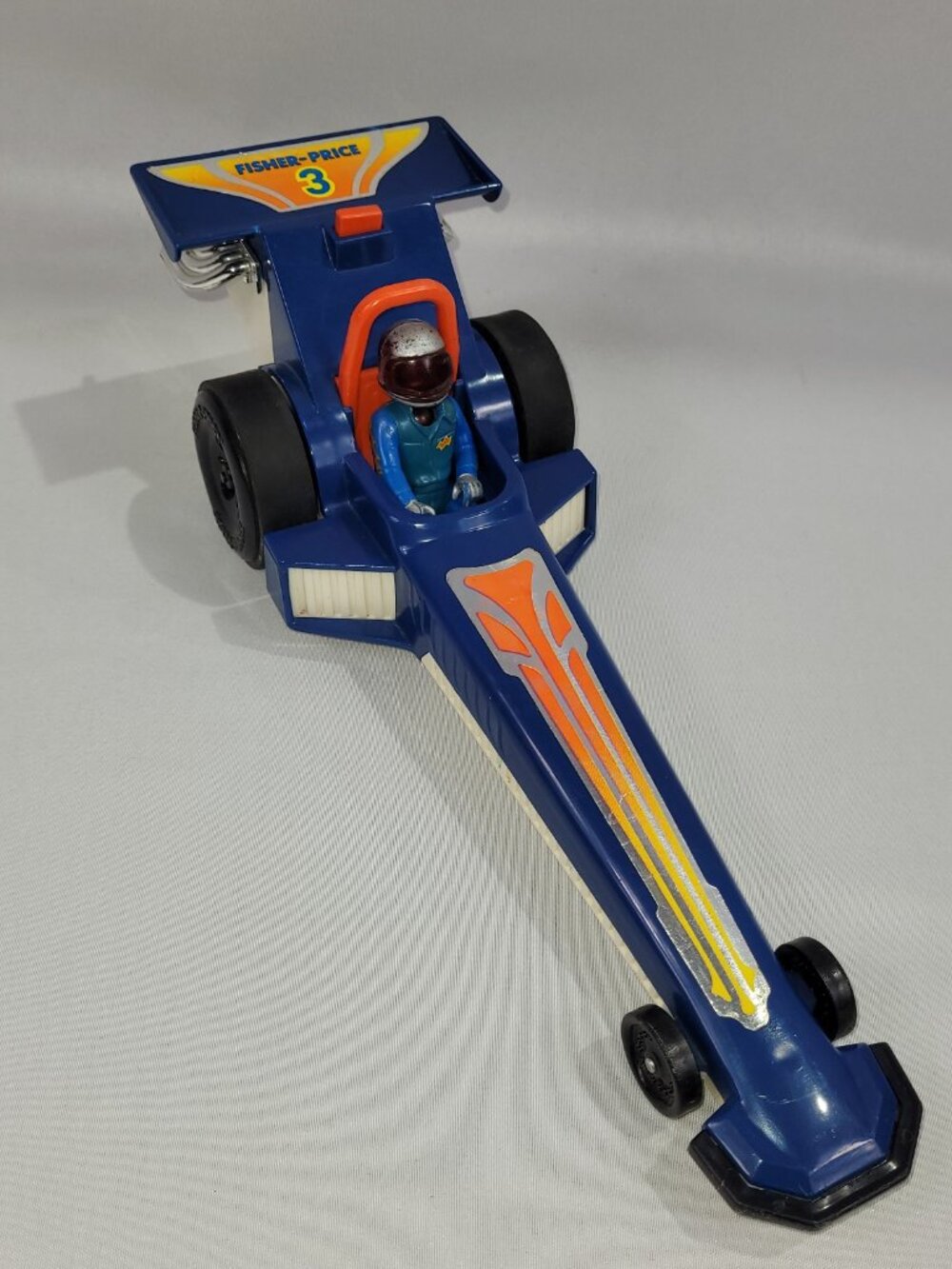 Fisher-Price #333 Vintage 1981 Adventure Series Wheelie Dragster